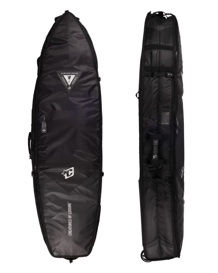 Creatures of Leisure Shortboard Quad Wheely surfboard travel bag
